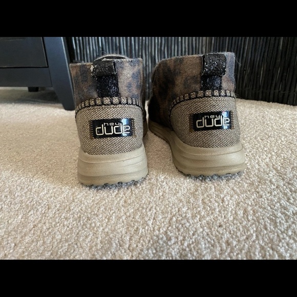 Hey Dude Womens leopard hey dude - Picture 2 of 5